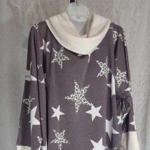 Live Well Oversized Top Lounging Size Plus 3X